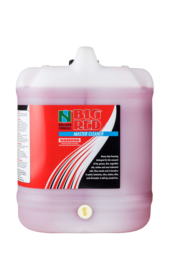 Big Red® Master Cleaner Cleaner Northern Chemicals 20L Red  (6197162999979)