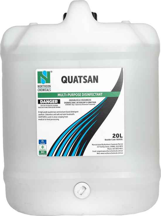 Quatsan Disinfectant Northern Chemicals 20L  (6615621566635)