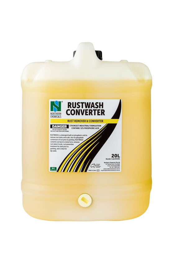 Rustwash Converter - Rust Remover Rust Remover Northern Chemicals 20L  (6688017449131)