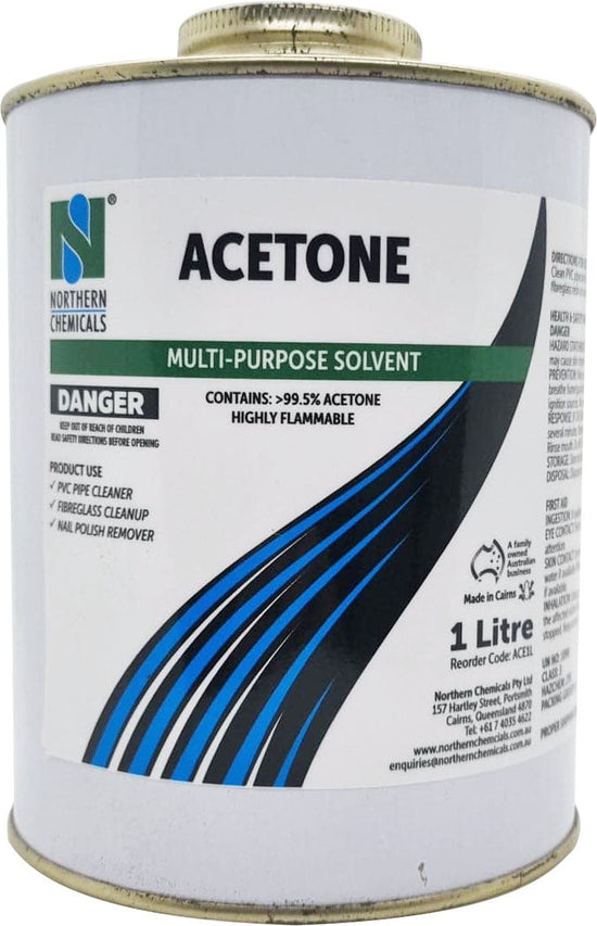 Acetone Solvent Northern Chemicals 1L  (6625278754987)
