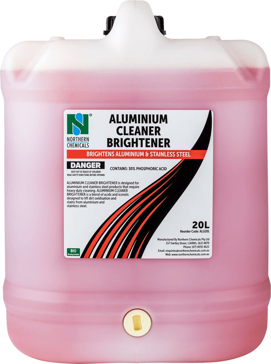 Aluminium Cleaner Brightener Cleaner Northern Chemicals 20L  (6672921952427)