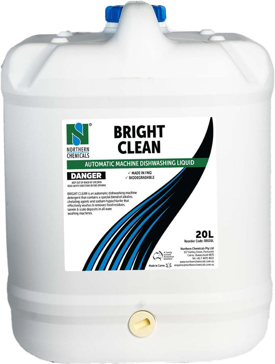 Bright Clean Dishwashing Liquid Northern Chemicals 20L  (6643678675115)