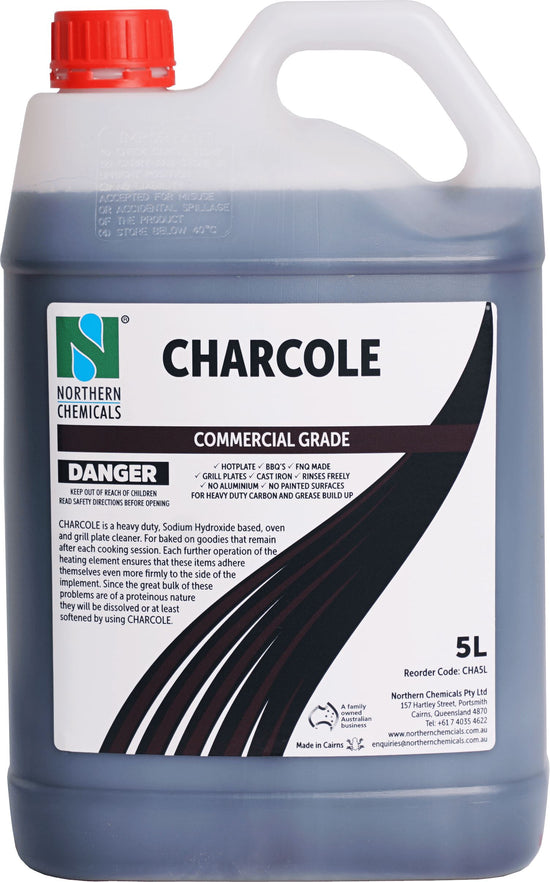 Charcole - Oven and Grill Plate Cleaner Cleaner Northern Chemicals 5L  (6673280893099)