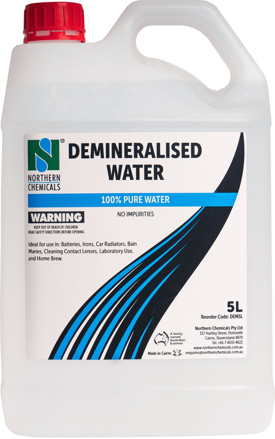 Demineralised Water Water Northern Chemicals 5L  (6675639435435)