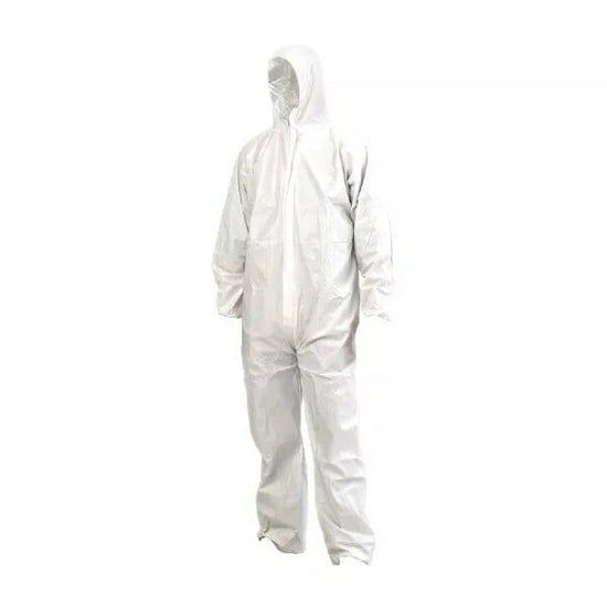 Disposable White Coveralls Provek BarrierTech Protective Aprons Pro Choice 