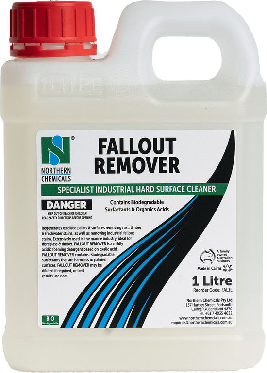 Fallout Remover - Industrial Hard Surface Cleaner Cleaner Northern Chemicals 1L  (6687848661163)