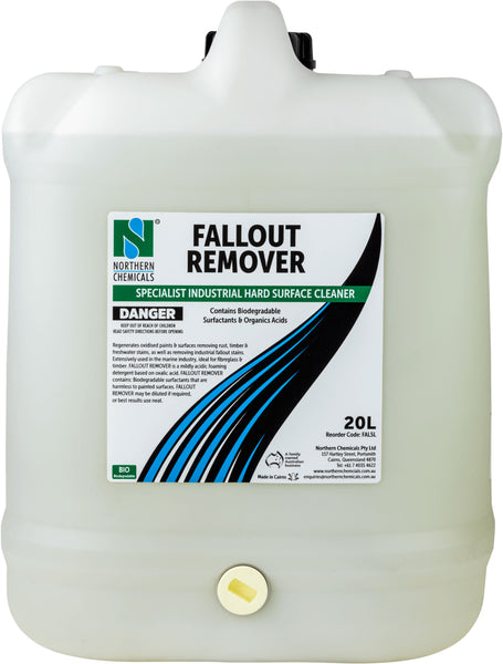 Fallout Remover - Industrial Hard Surface Cleaner Cleaner Northern Chemicals 20L  (6687848661163)
