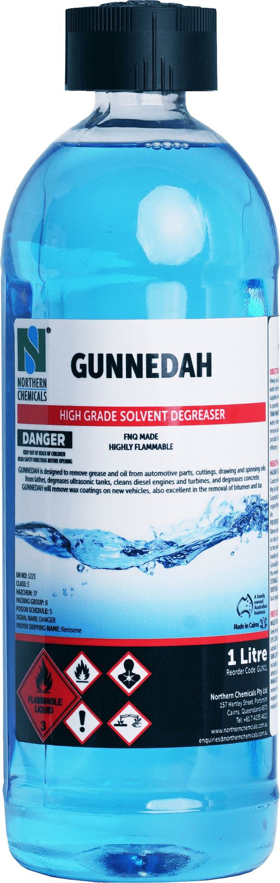 Gunnedah - Heavy Duty Solvent Degreaser Solvent Northern Chemicals 1L  (6687886966955)
