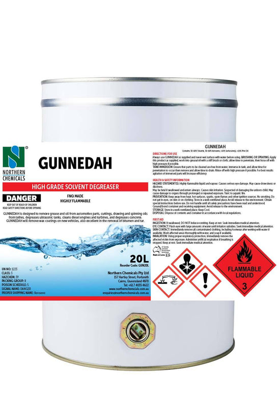 Gunnedah - Heavy Duty Solvent Degreaser Solvent Northern Chemicals 20L  (6687886966955)