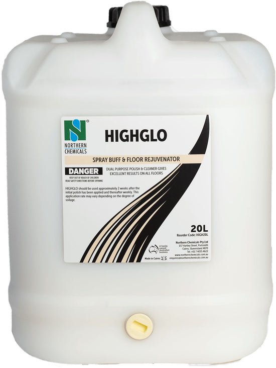 HighGlo - Spray Buff & Floor Rejuvenator Floor Rejuvenator Northern Chemicals 20L  (6756618010795)