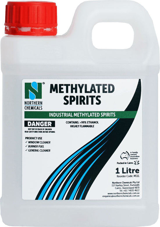 Methylated Spirits Solvent Northern Chemicals 1L  (6711840080043)