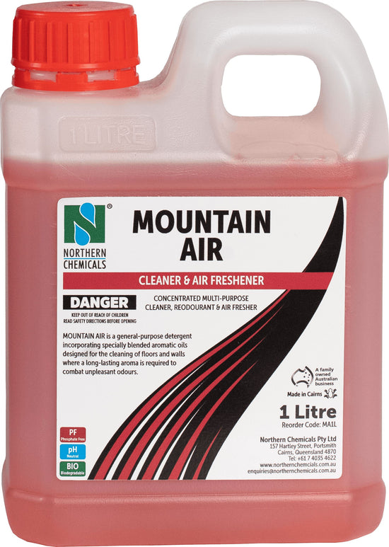 Mountain Air - Cleaner & Air Freshener Air Freshener Northern Chemicals 1L  (6756595433643)