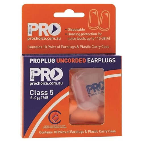 PROBULLET Disposable Uncorded Earplugs 10 Pack Ear Care Northern Chemicals  (7344429400235)