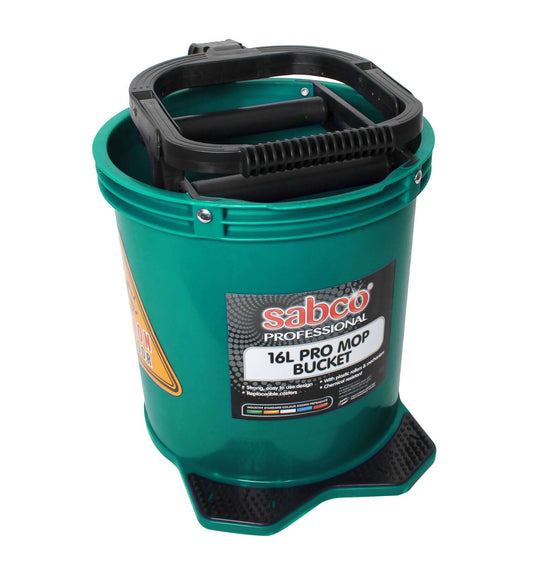 Sabco 16L Pro Mop Bucket Mop Bucket Northern Chemicals Green  (6698173956267)