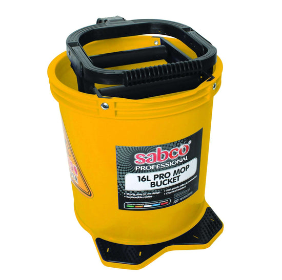 Sabco 16L Pro Mop Bucket Mop Bucket Northern Chemicals Yellow  (6698173956267)