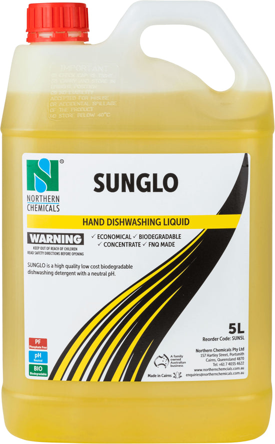 Sunglo - Hand Dishwashing Liquid Dishwashing Liquid Northern Chemicals 5L  (6686066704555)