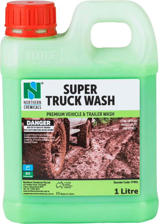 Super Truck Wash - Premium Vehicle & Trailer Wash Vehicle Wash Northern Chemicals 1L  (6686064804011)
