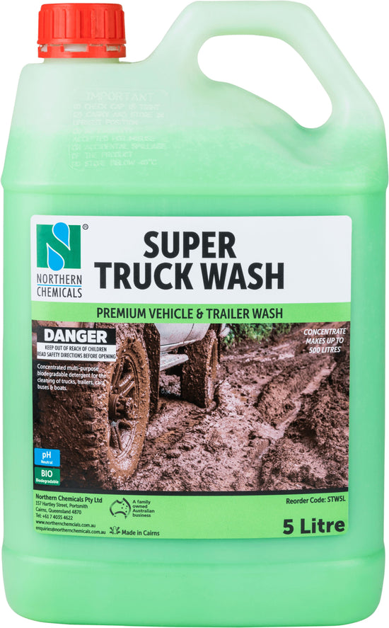 Super Truck Wash - Premium Vehicle & Trailer Wash Vehicle Wash Northern Chemicals 5L  (6686064804011)