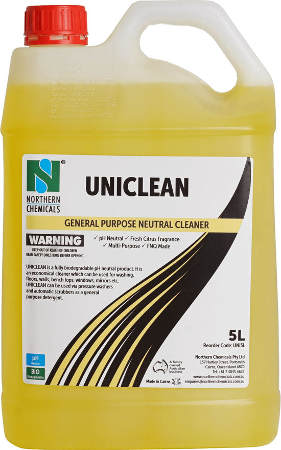 Uniclean - General Purpose Neutral Cleaner Detergent Northern Chemicals 5L  (6686056644779)